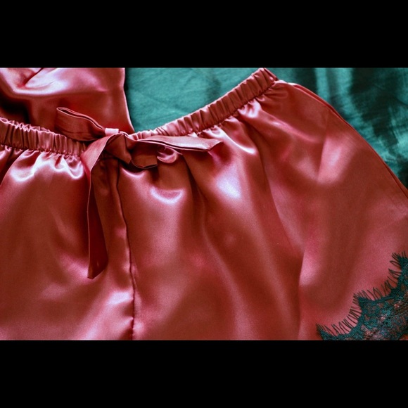 Satin and Lace Pajama - Picture 3 of 9